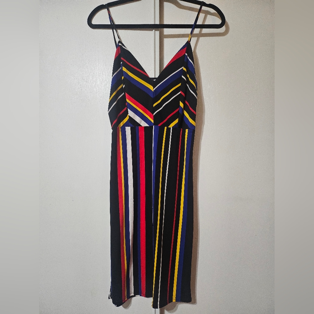 Striped Sleeveless Dress